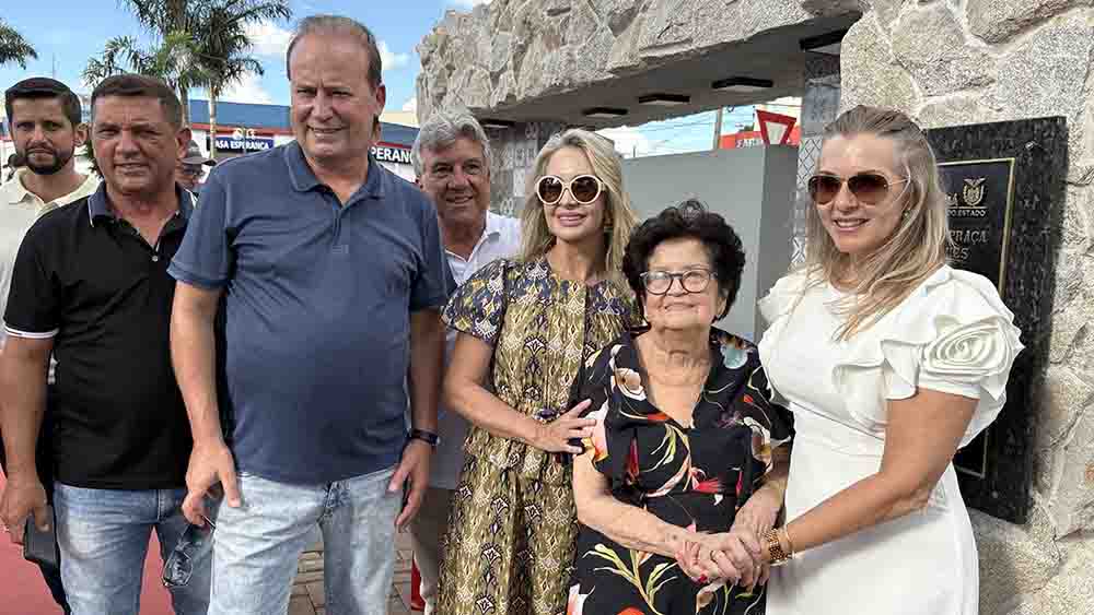 Nova Praça em Ivaiporã homenageia o pioneiro Manuel Marques Pereira