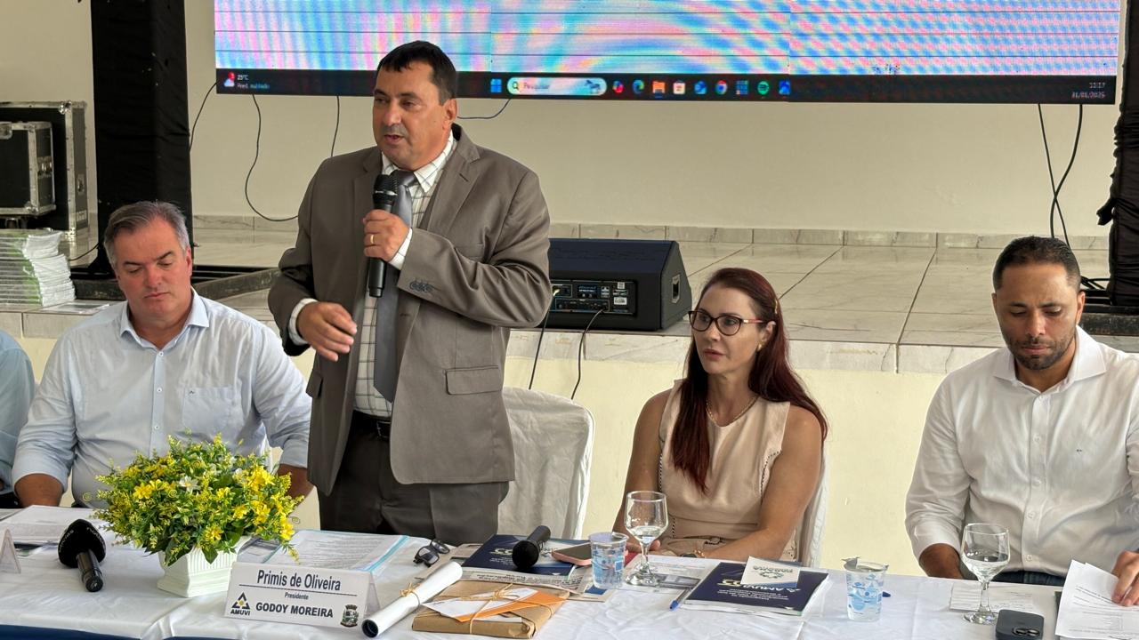 Primis assume presidência da Amuvi e defende união de prefeitos