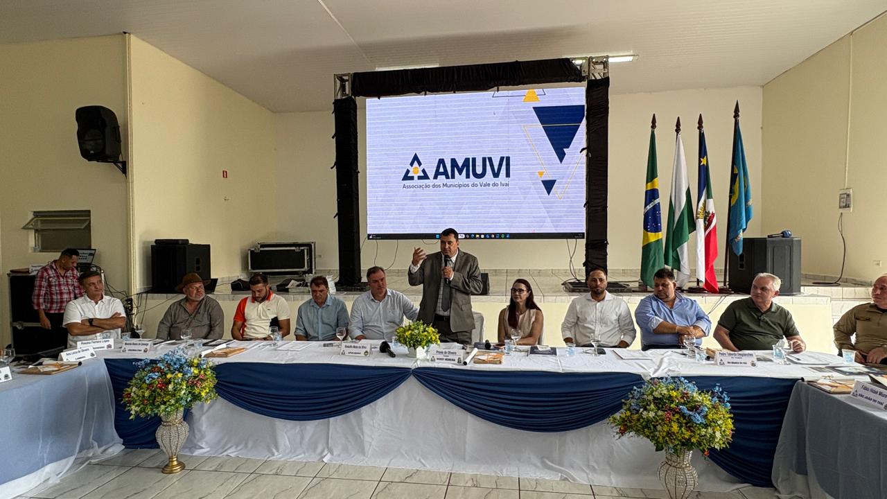 Primis assume presidência da Amuvi e defende união de prefeitos