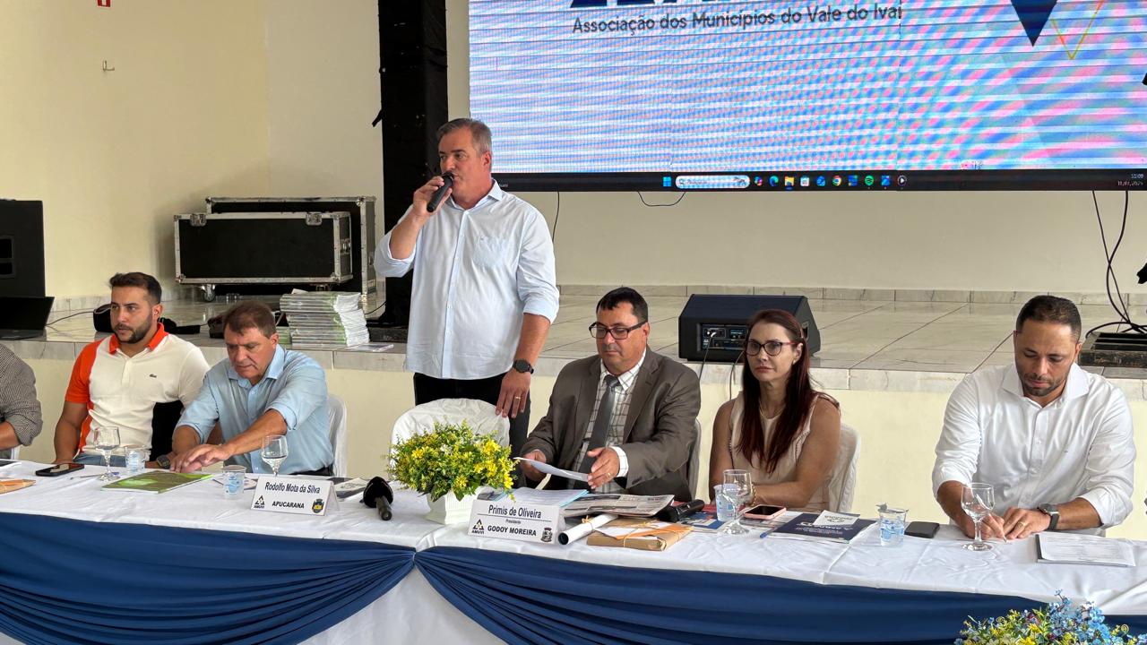 Primis assume presidência da Amuvi e defende união de prefeitos