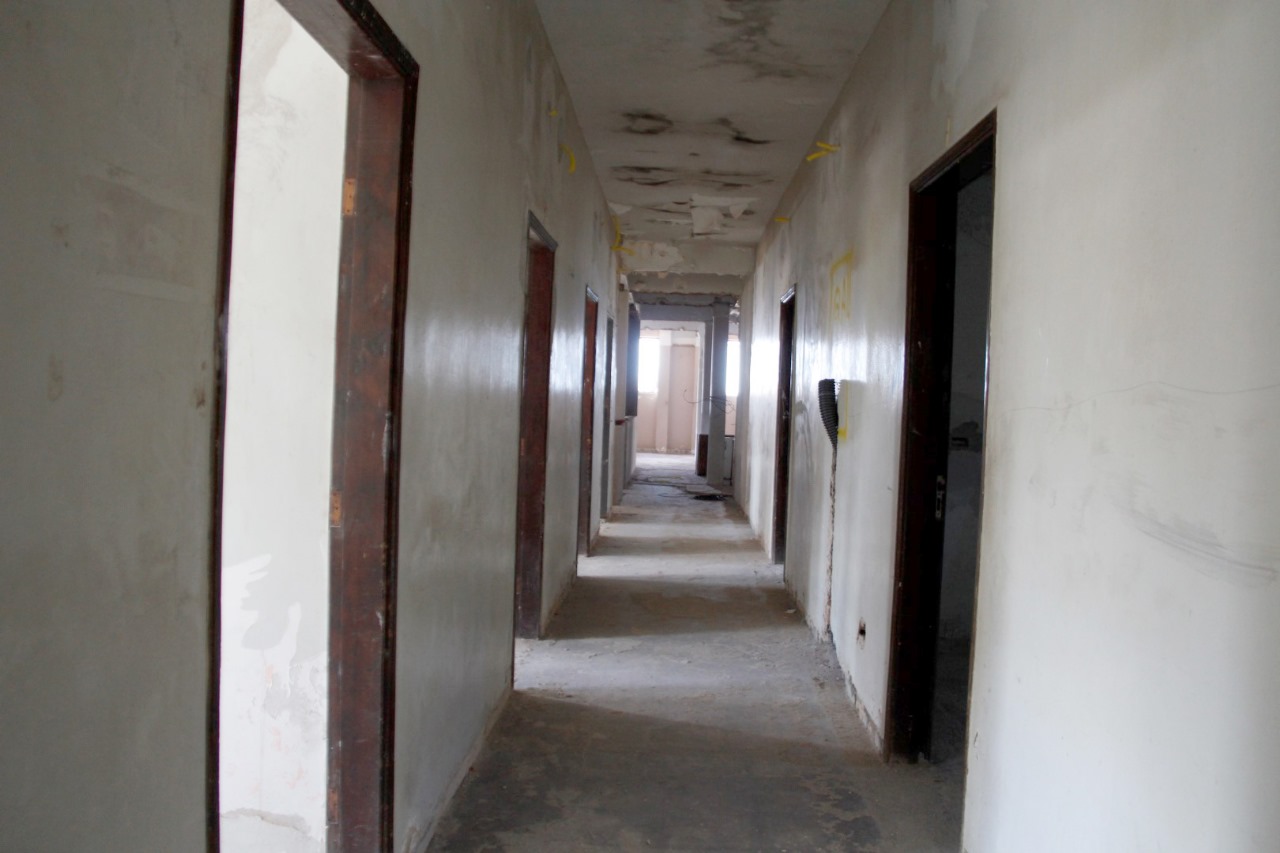 Obra foi paralisada em julho do ano passado