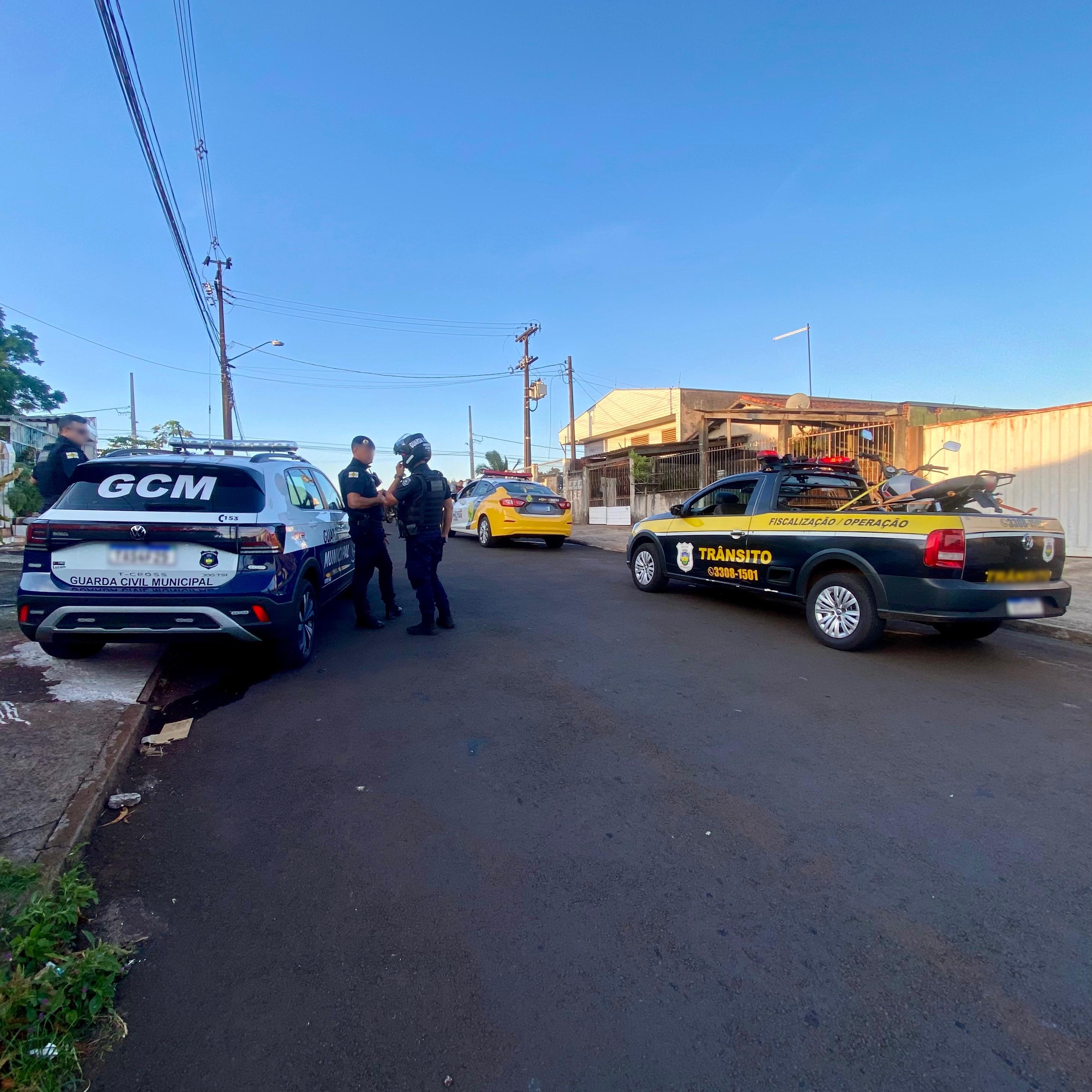 Operação integrada apreende 2 motos e menor com maconha em Apucarana