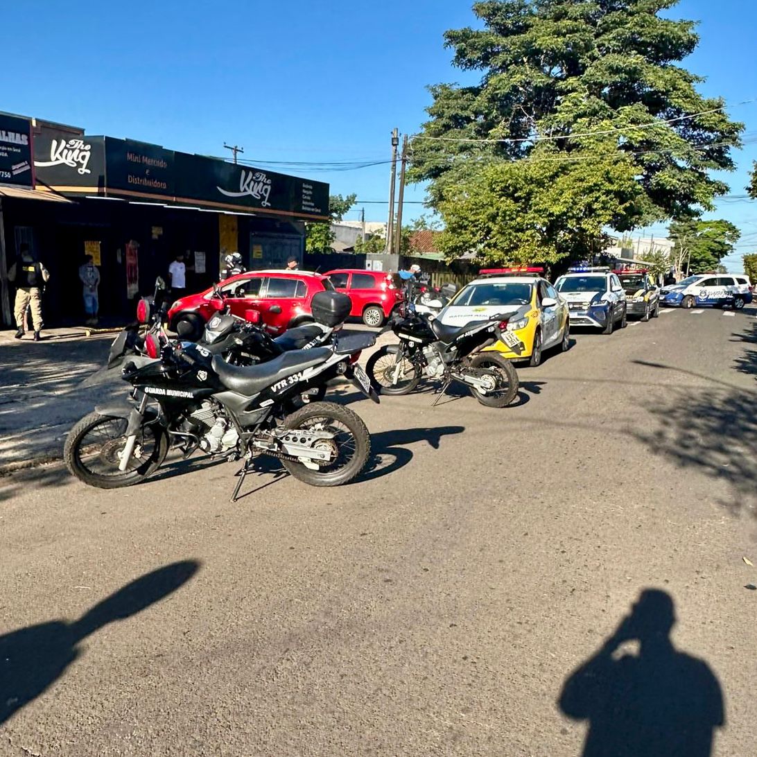 Operação integrada apreende 2 motos e menor com maconha em Apucarana