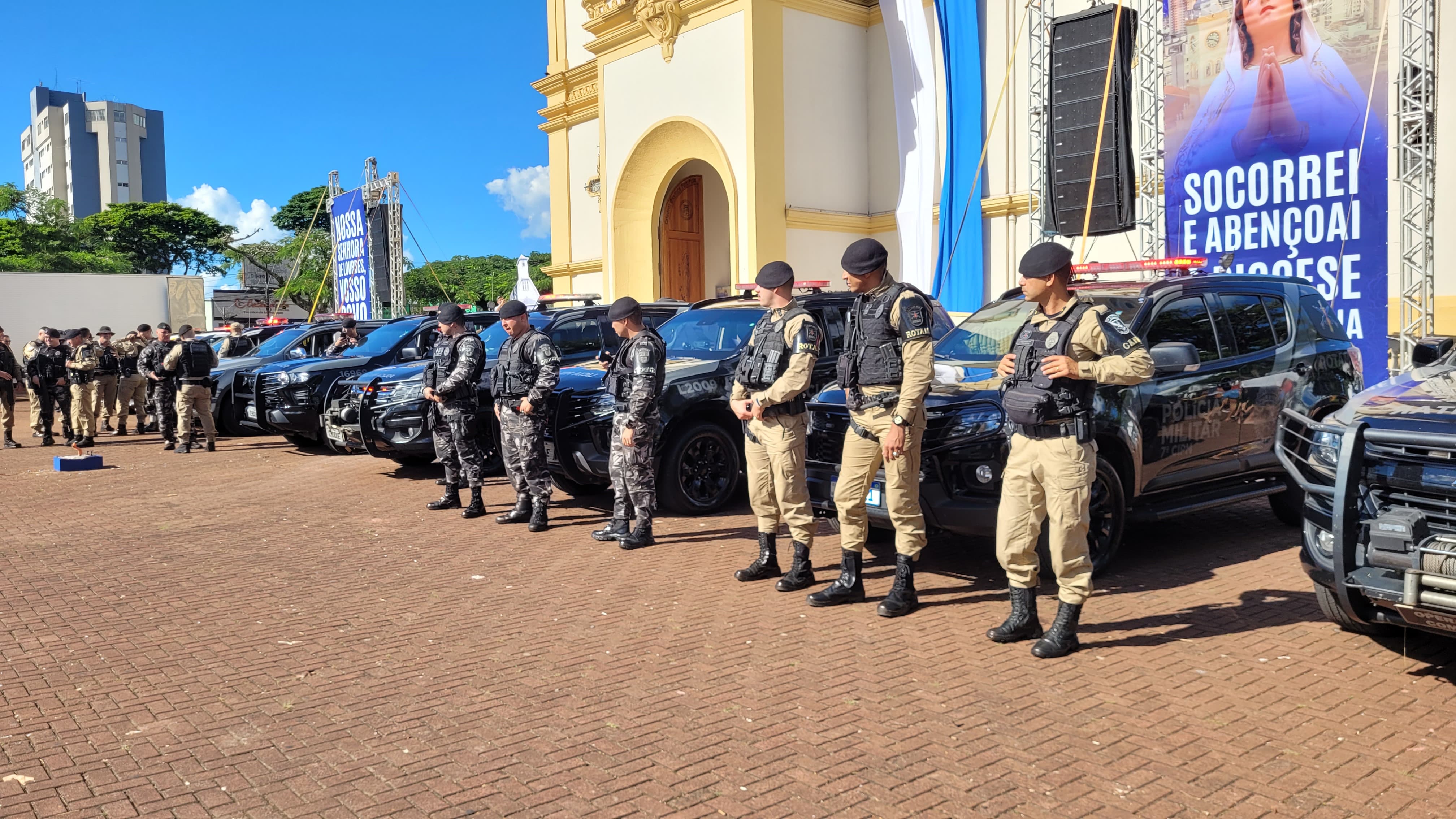 PM lança "Operação Saturação" com apoio de helicóptero em Apucarana