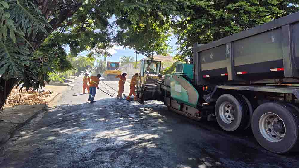 Recapeamento asfáltico em Ivaiporã segue em ritmo acelerado