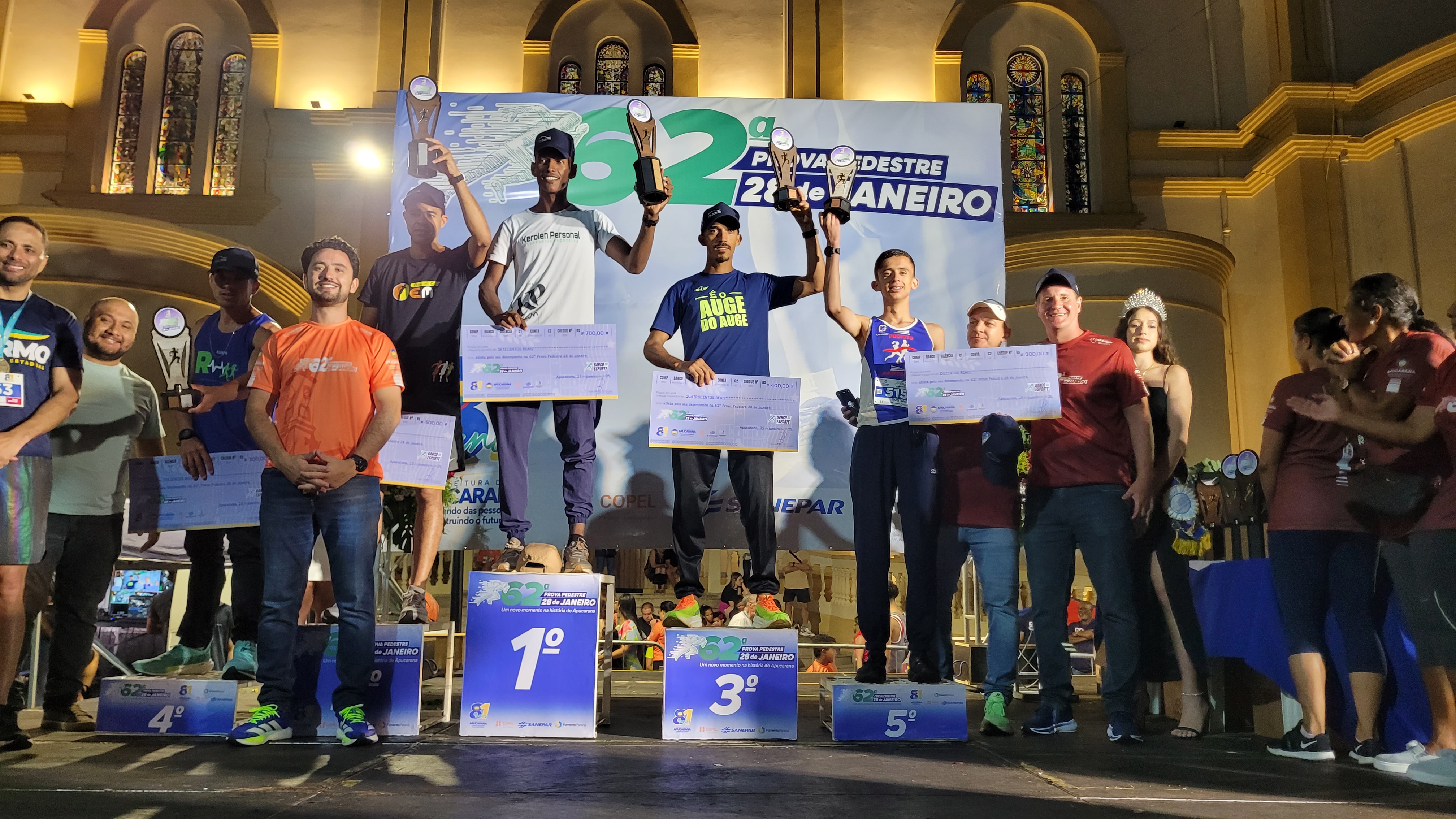 Tanzaniano Joseph Panga vence 10 km da Prova 28; fotos dos campeões