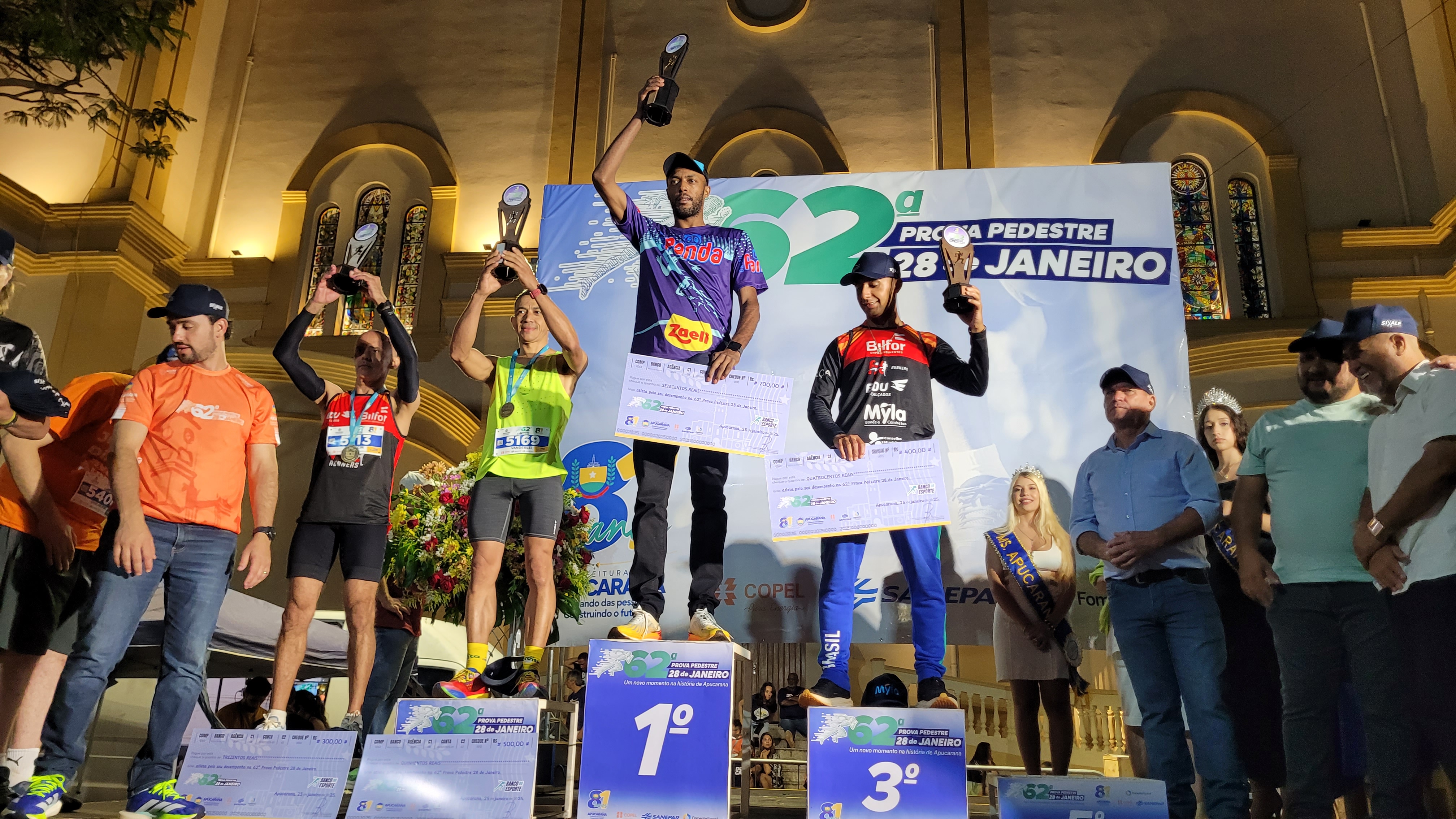 Tanzaniano Joseph Panga vence 10 km da Prova 28; fotos dos campeões