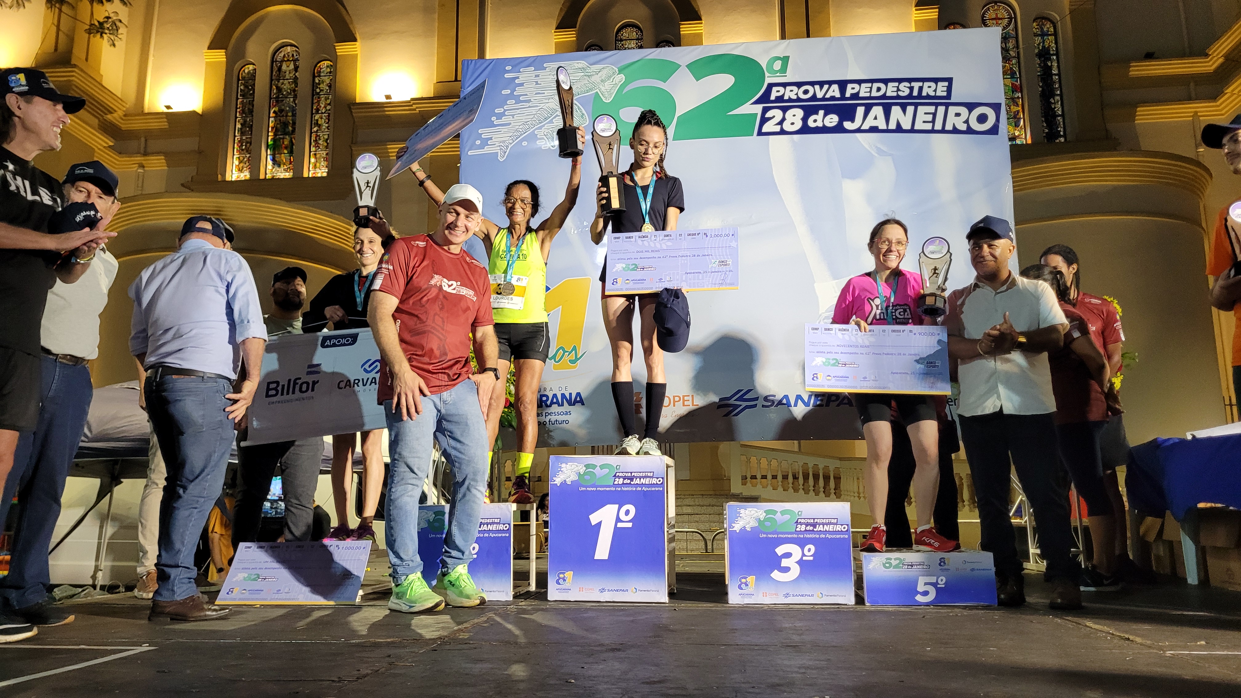 Tanzaniano Joseph Panga vence 10 km da Prova 28; fotos dos campeões
