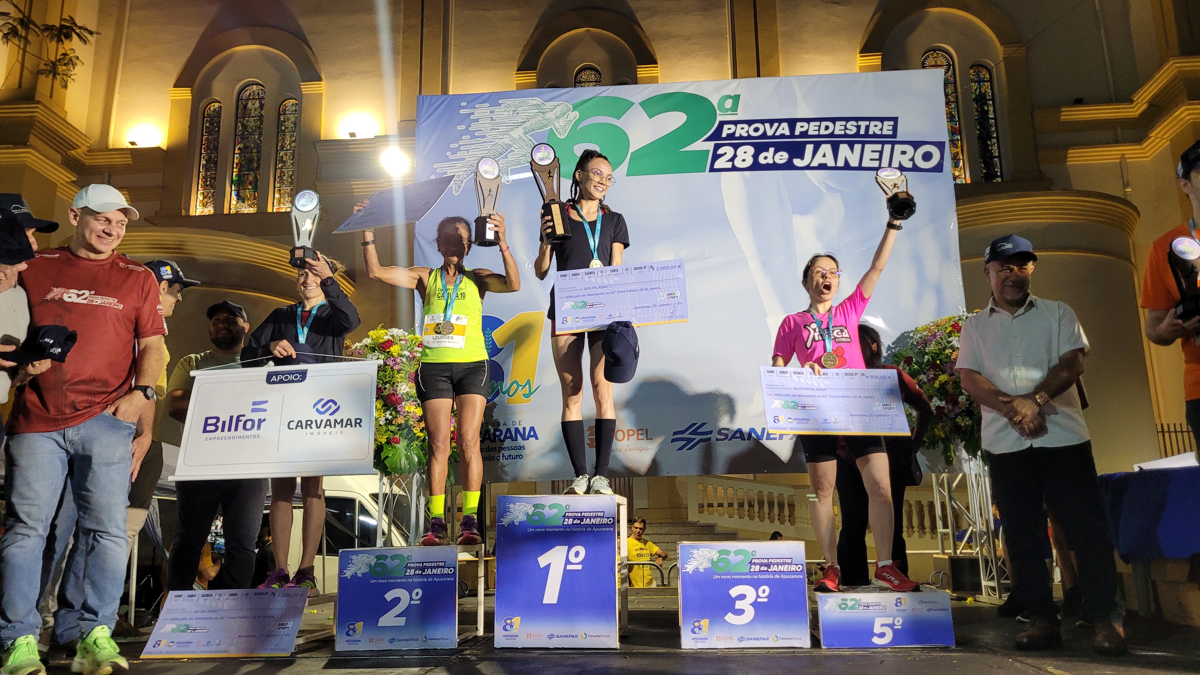 Tanzaniano Joseph Panga vence 10 km da Prova 28; fotos dos campeões