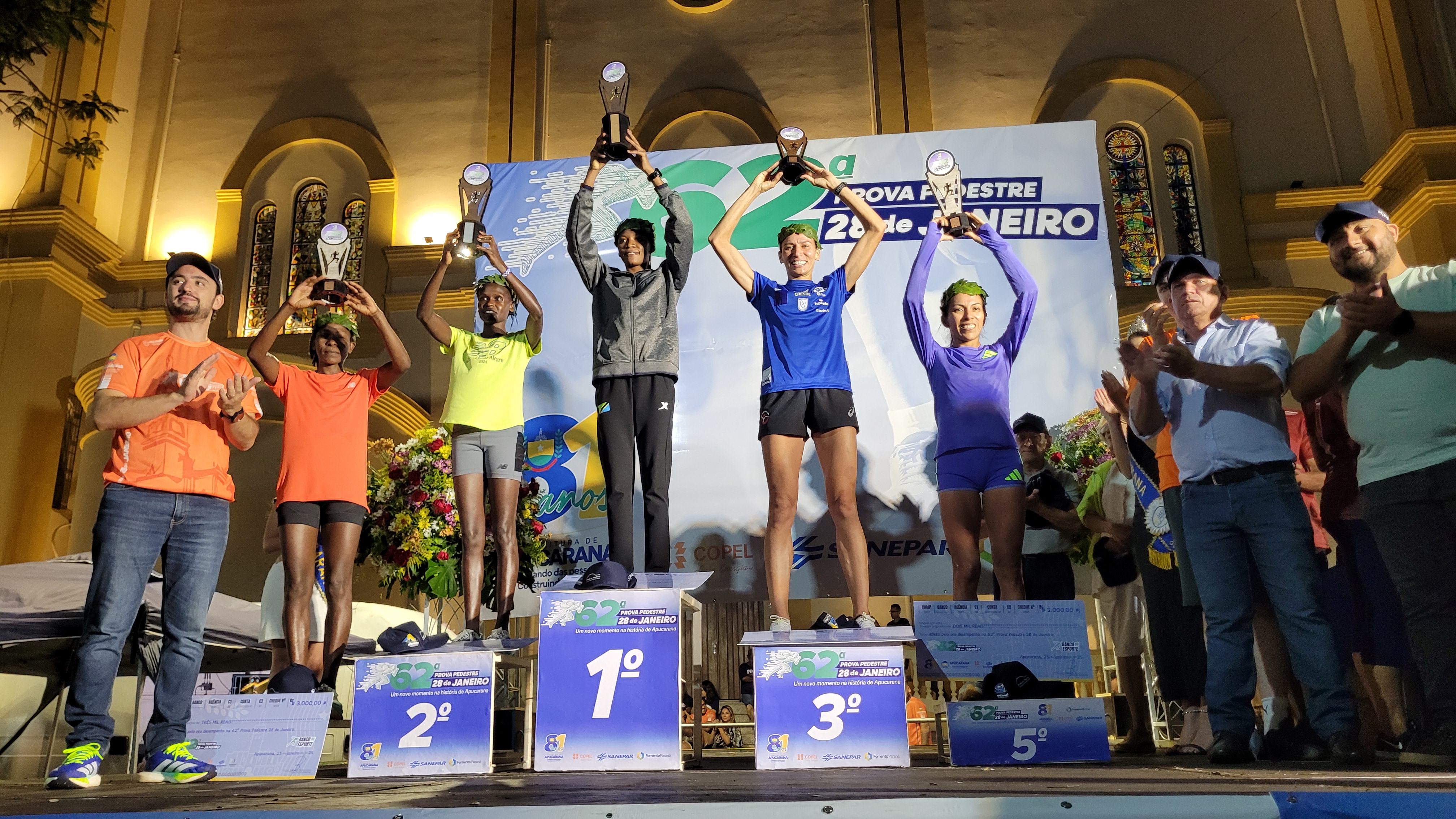 Tanzaniano Joseph Panga vence 10 km da Prova 28; fotos dos campeões