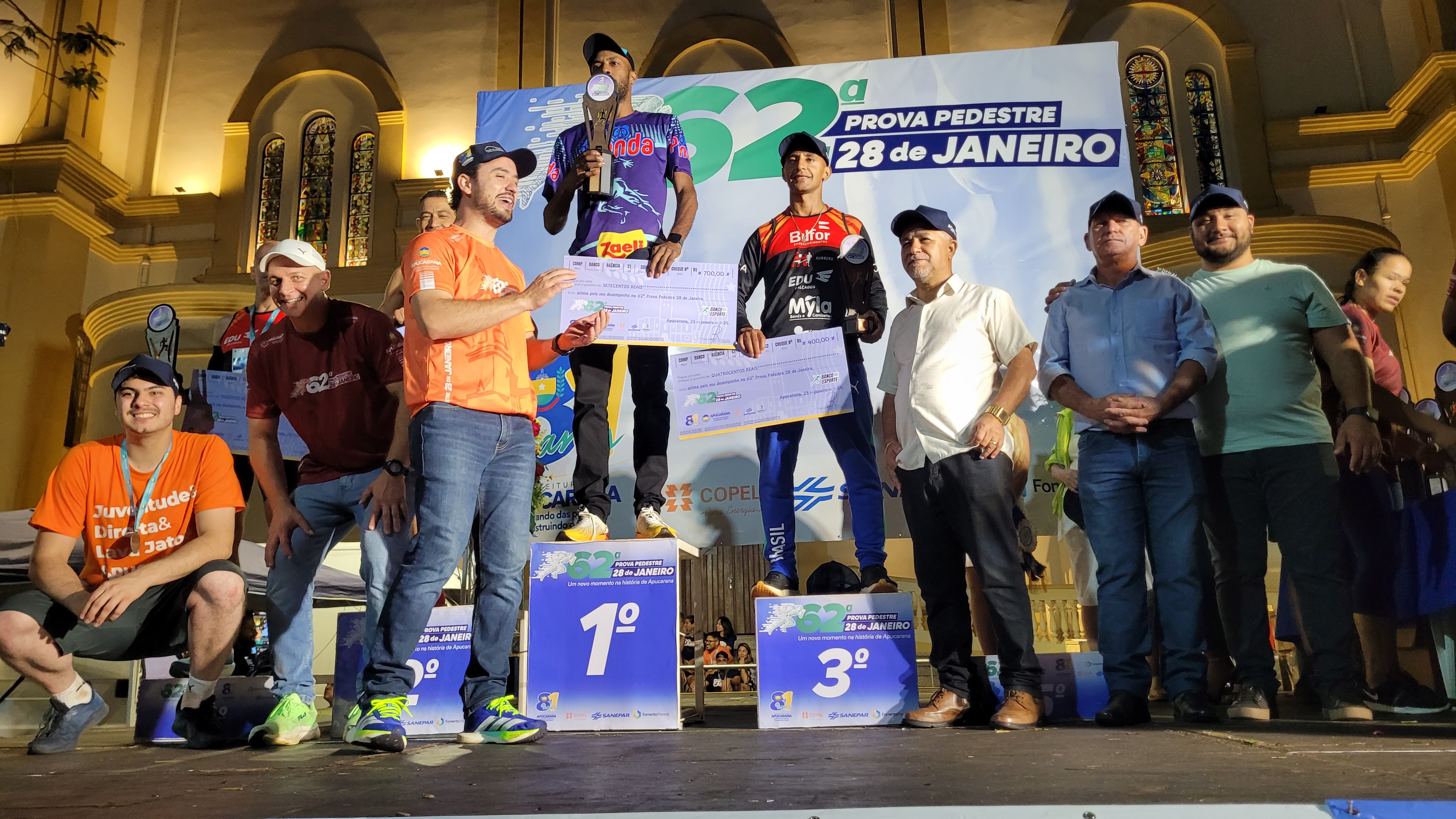 Tanzaniano Joseph Panga vence 10 km da Prova 28; fotos dos campeões