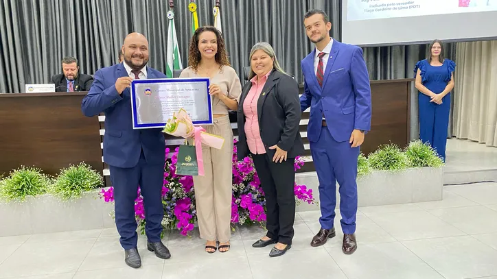 Câmara entrega 'Prêmio Mulher Destaque' para onze homenageadas