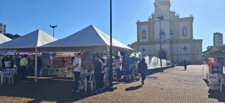 Feirão de Empregos reúne grande público no centro de Apucarana; veja