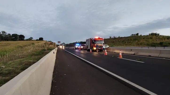 Grave acidente entre motos é registrado no Contorno de Jandaia do Sul