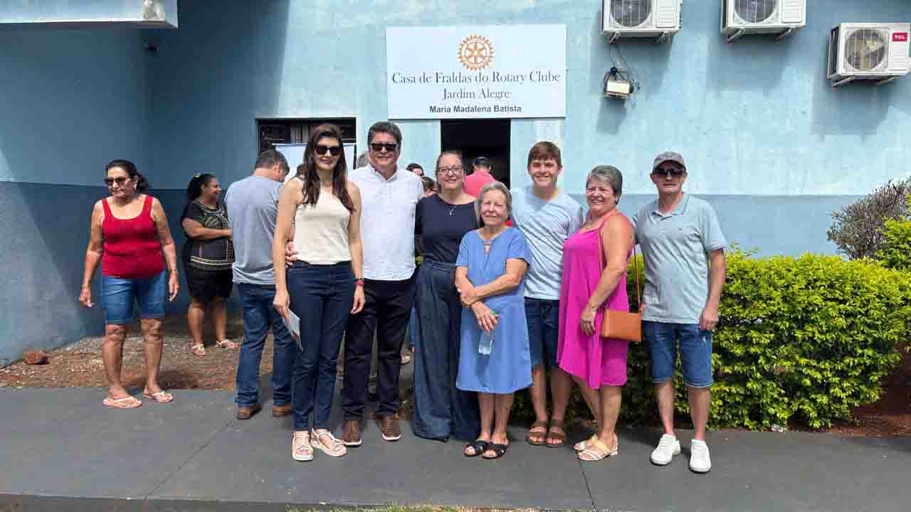 Rotary Club inaugura Casa das Fraldas em Jardim Alegre