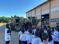 30º BIMec de Apucarana faz operação de treinamento com helicópteros