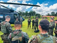 30º BIMec de Apucarana faz operação de treinamento com helicópteros