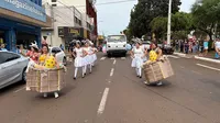 Ivaiporã dá início à programação da Páscoa com a chegada do Coelhinho