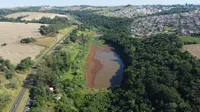 Nível da água da represa baixou mais de 5 metros