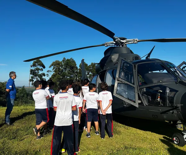 30º BIMec de Apucarana faz operação de treinamento com helicópteros