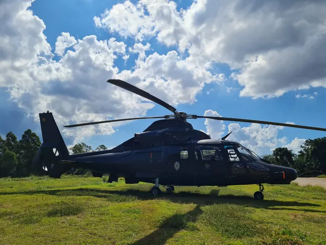 30º BIMec de Apucarana faz operação de treinamento com helicópteros