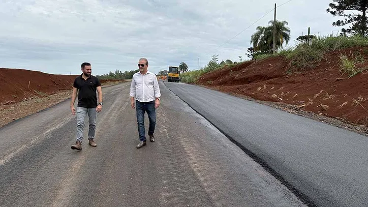 Rodovia entre Ivaiporã e Jacutinga recebe melhorias