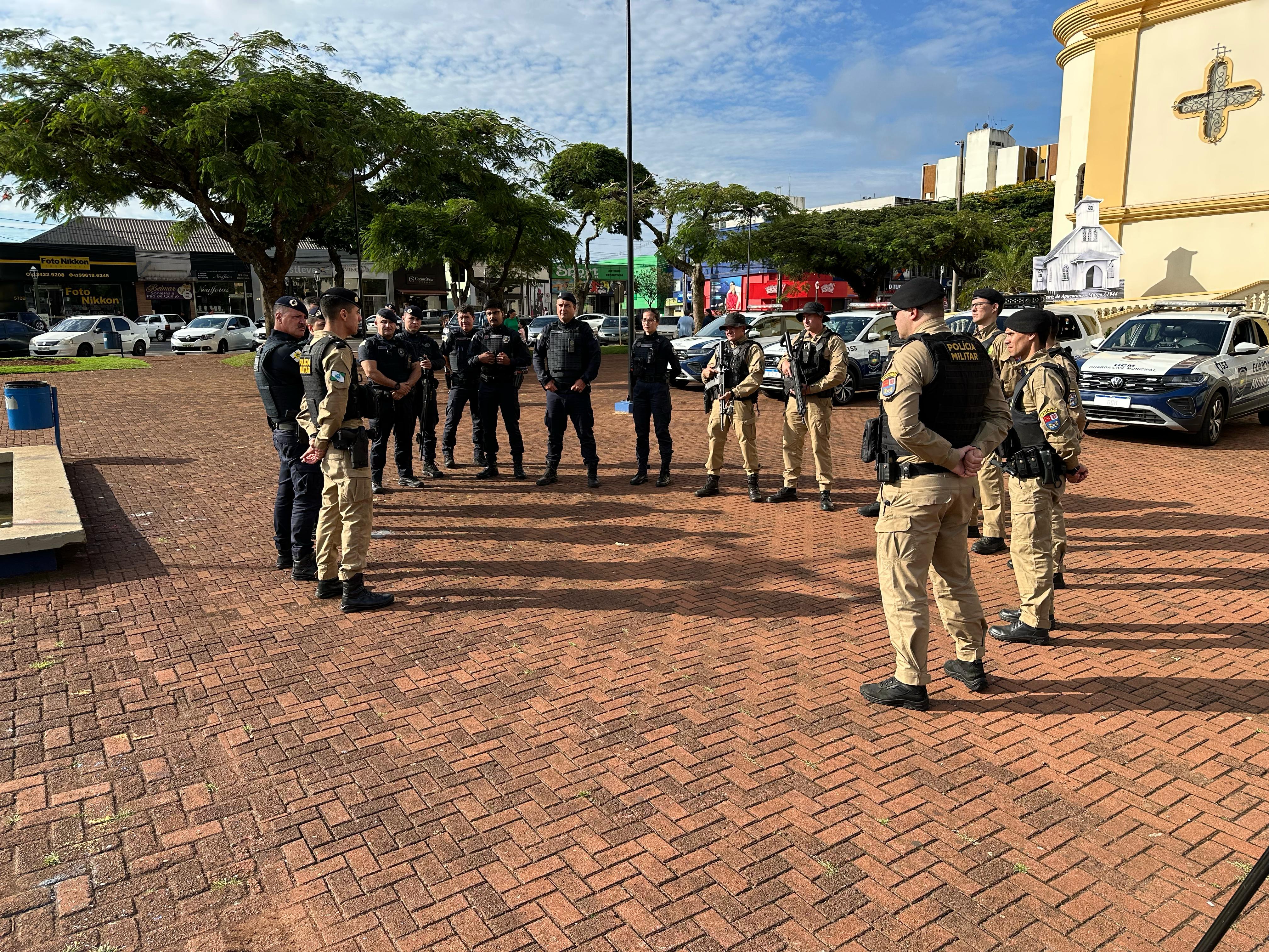 Forças de segurança lançam Operação Cidade Segura em Apucarana; veja