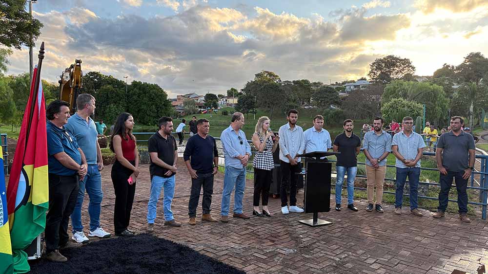 Ivaiporã inicia obra no Lago das Flores com foco no turismo religioso