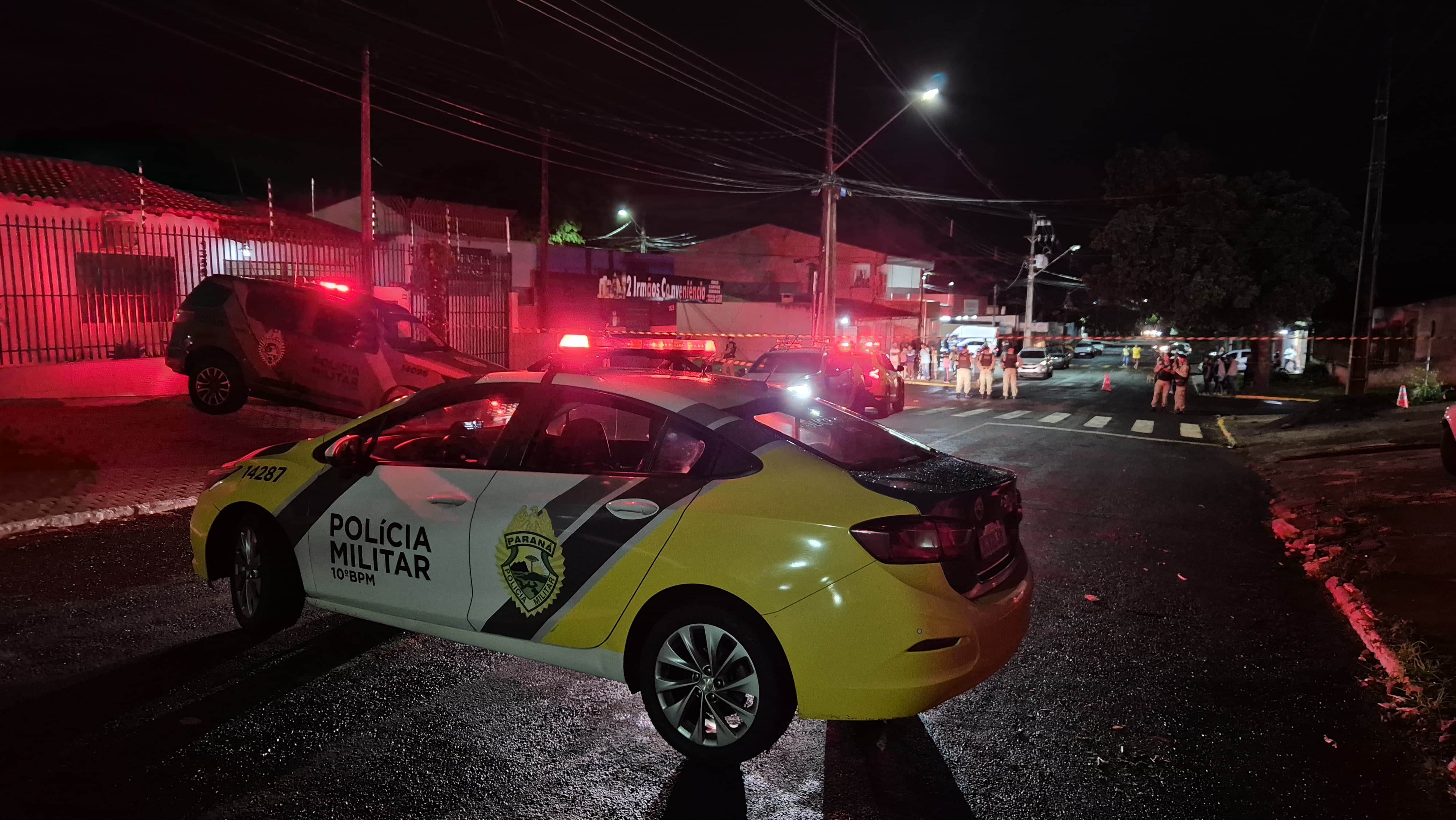 PM cercou avenida Mato Grosso