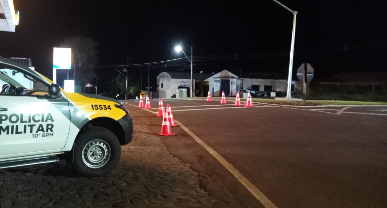 PM realiza operações "Batida Policial" e "Bloqueio Noturno" na região