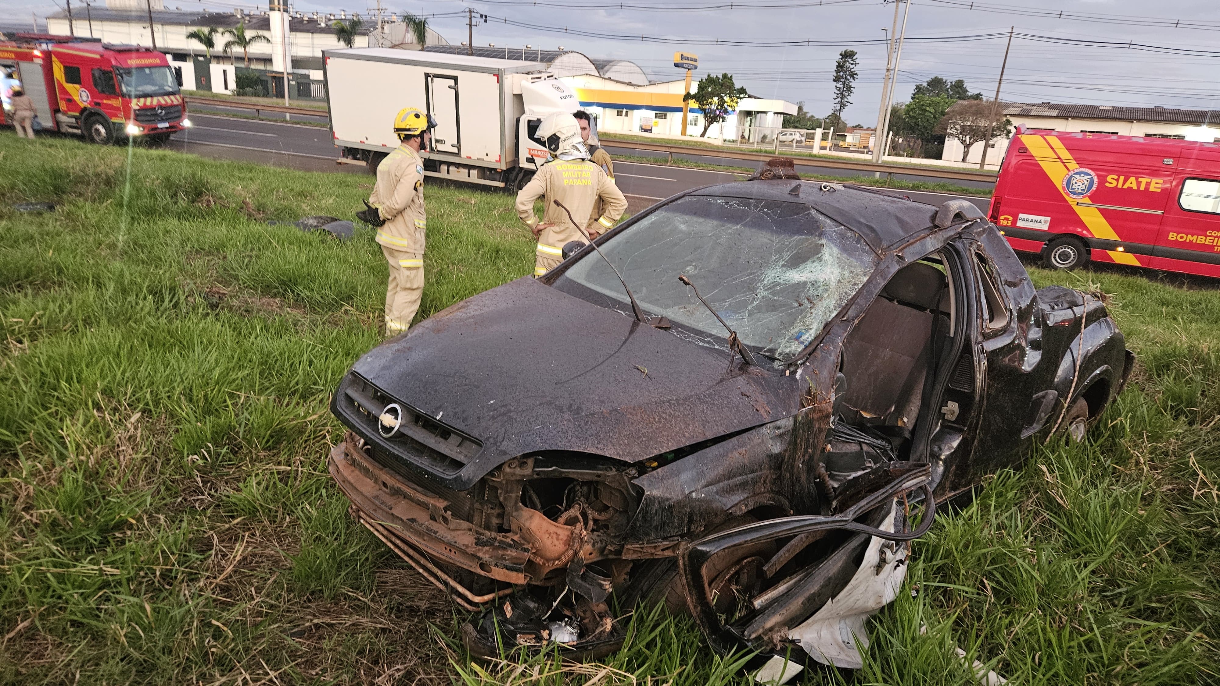 Pícape ficou parcialmente destruída