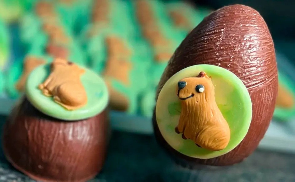 Pinhão e Capivara: chocolateria inova com ovos de Páscoa criativos