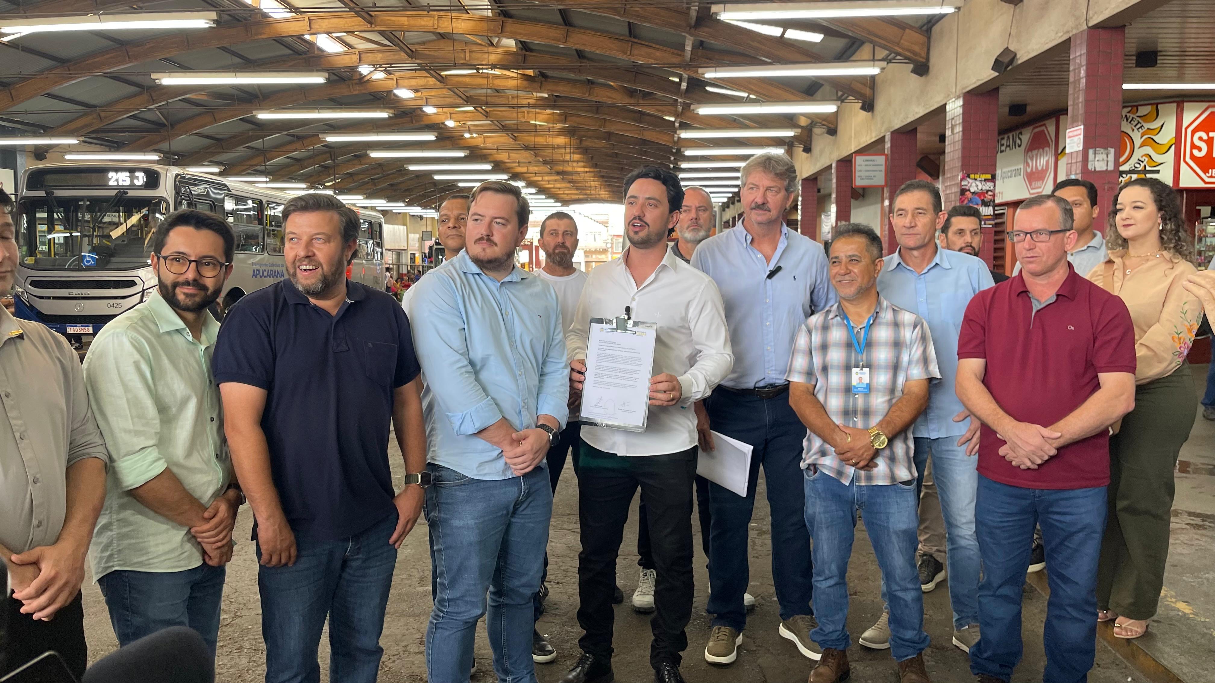 Prefeitura e VAL anunciam melhorias no Terminal Urbano de Apucarana