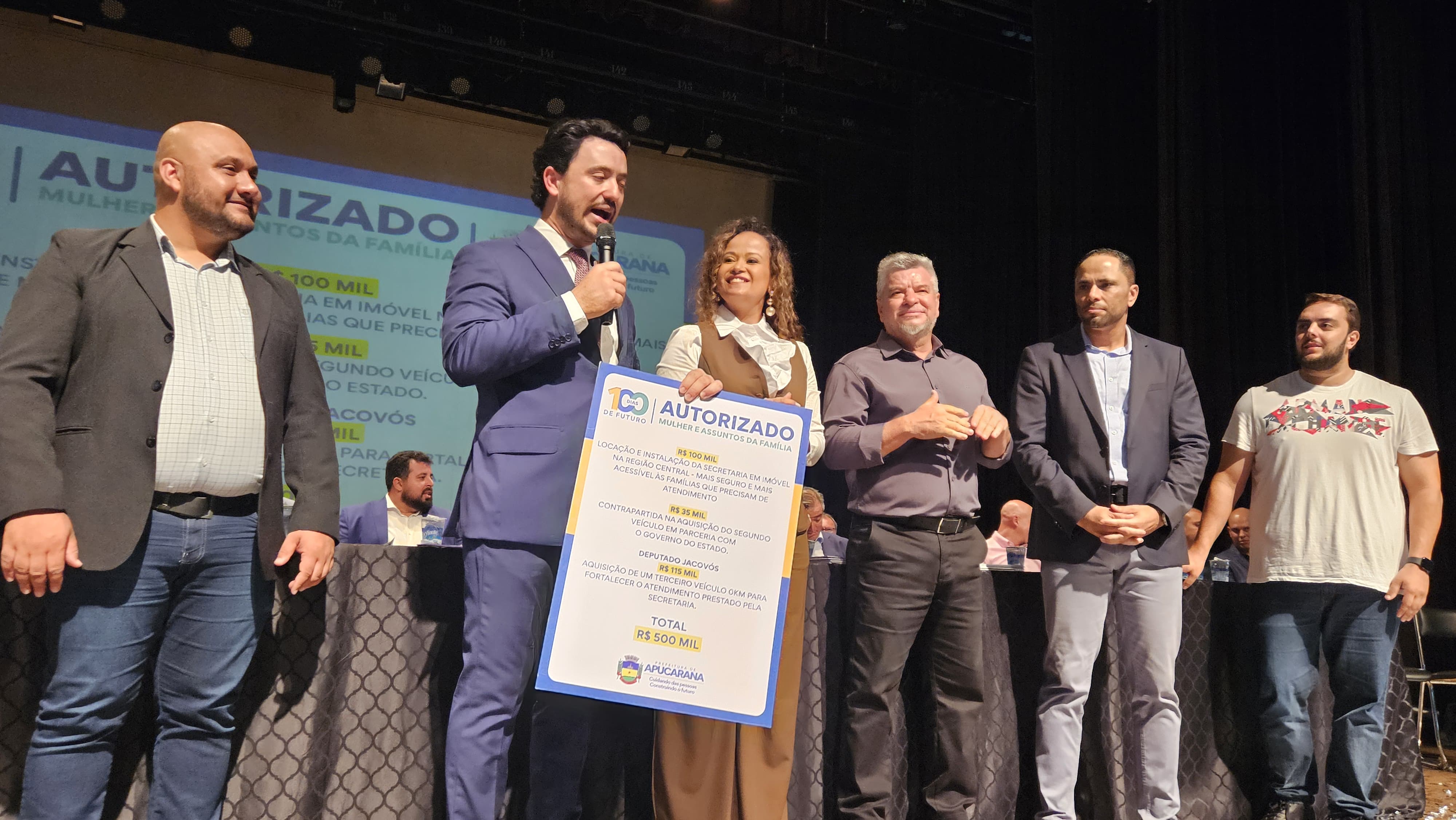 Rodolfo anuncia pacote de investimentos de R$ 140 milhões em Apucarana