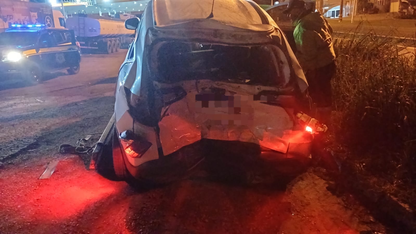 As vítimas foram socorridas por equipes do Samu