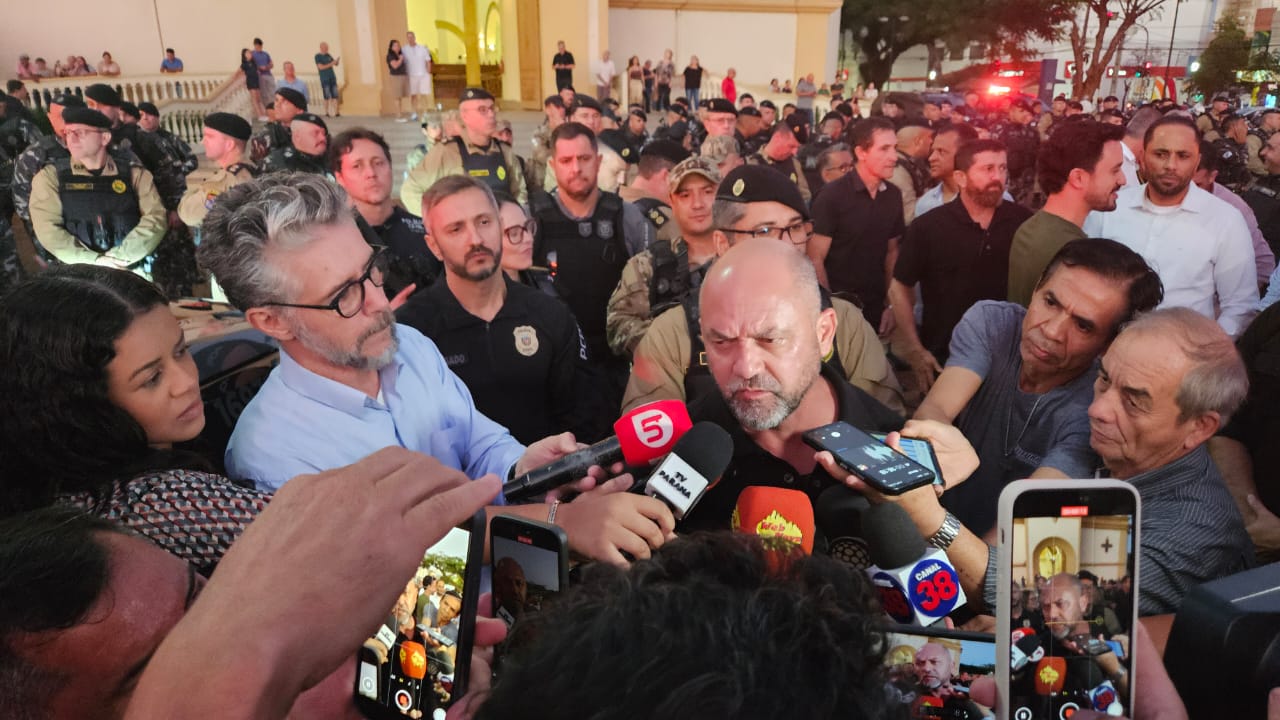Secretário de Segurança Pública do Paraná, Hudson Leôncio Teixeira
