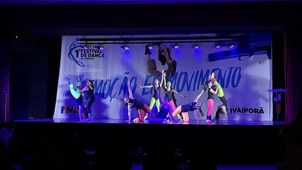 1º Festival de Dança movimenta Ivaiporã e lota Centro Cultural; veja