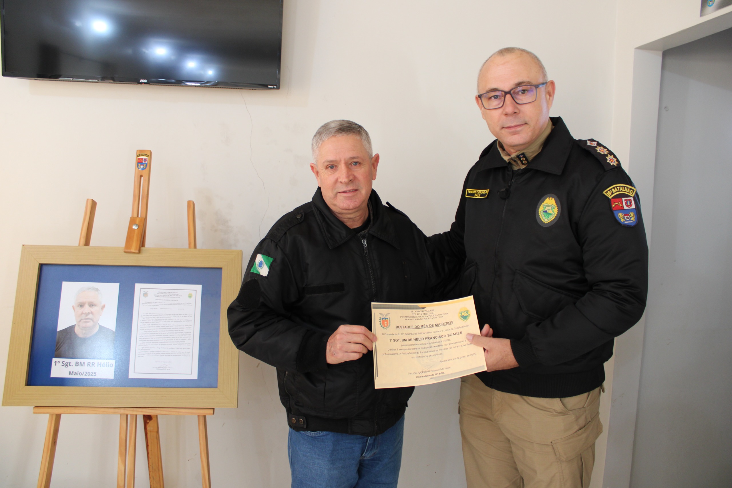 10º BPM homenageia destaque de maio e aniversariantes