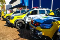 Arapongas recebe quatro novas viaturas para reforçar a PM