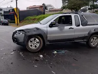 Colisão entre Strada e Courier é registrada nesta sexta em Apucarana