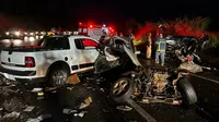 Tripla colisão na PR-444 deixa um morto e três gravemente feridos