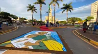 Veja os registros da procissão de Corpus Christi em Apucarana