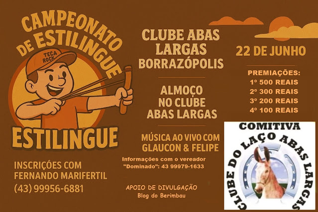 Borrazópolis realiza Campeonato de Estilingue com prêmios em dinheiro