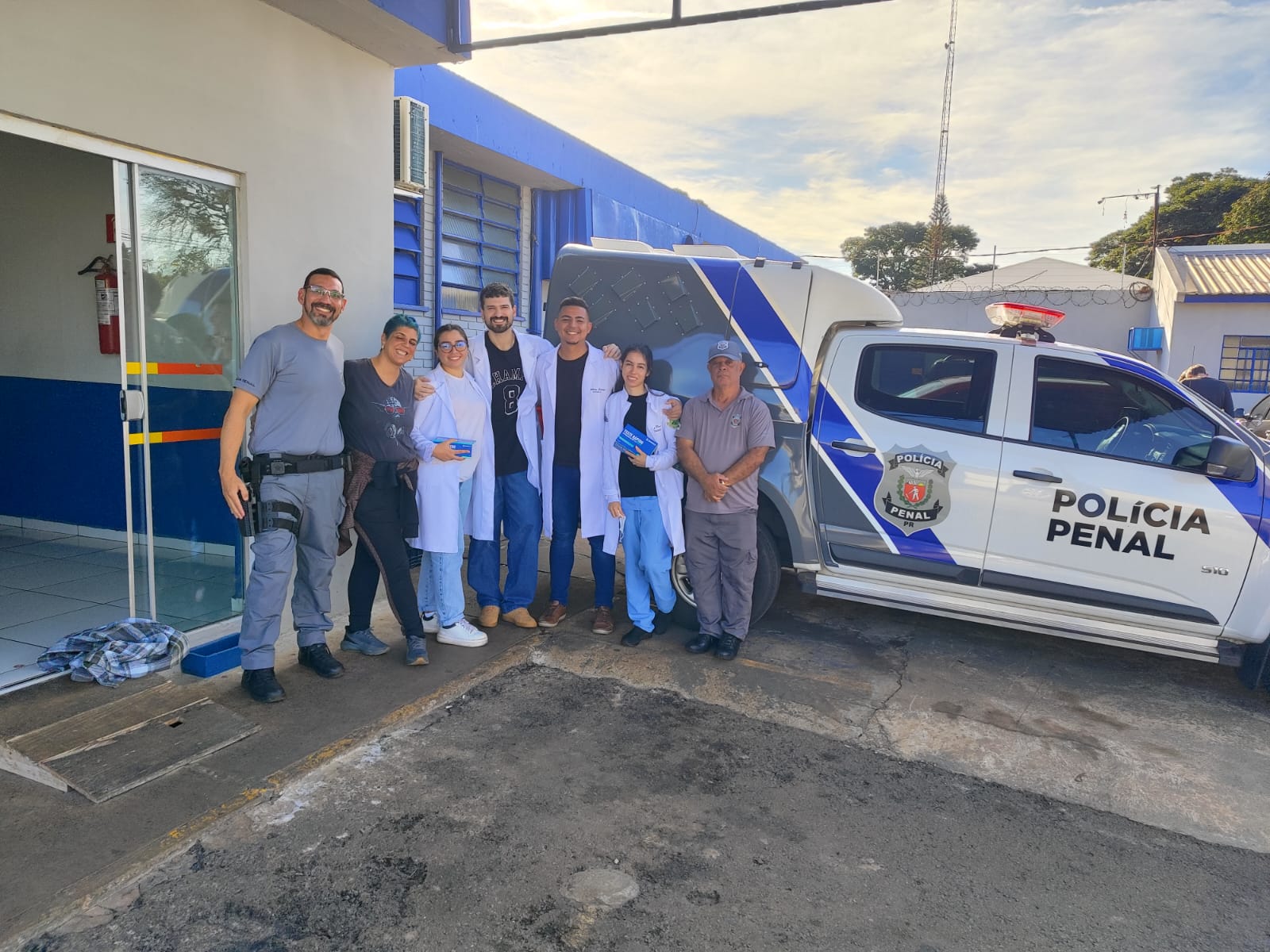 No minipresídio de Apucarana foram realizados cerca de 300 testes junto à população carcerária