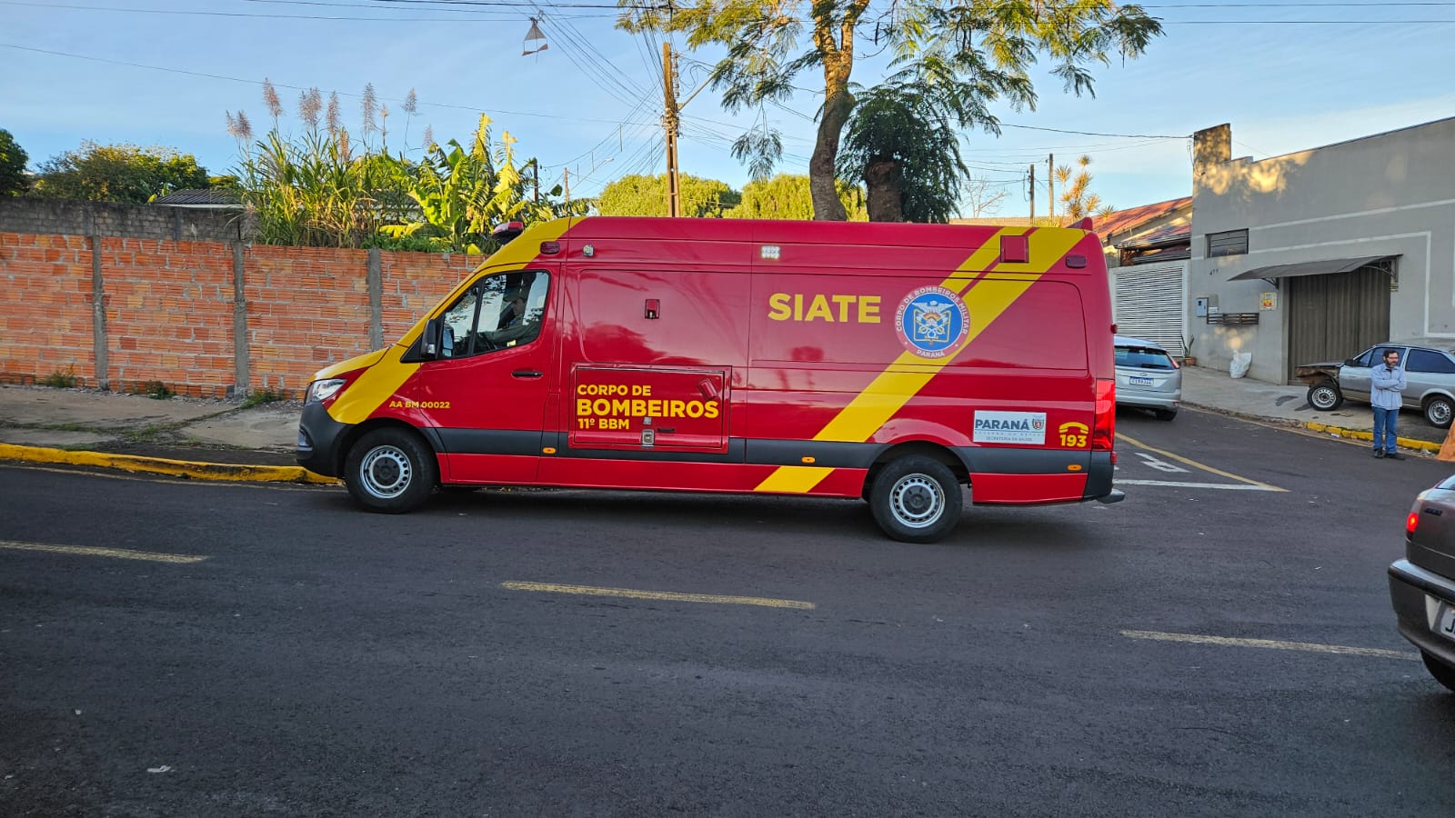 Passageira de Gol fica ferida após acidente entre carros em Apucarana
