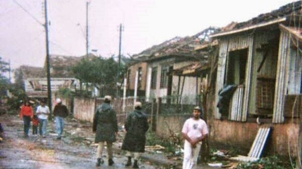 Temporal destruiu Borrazópolis em 1992