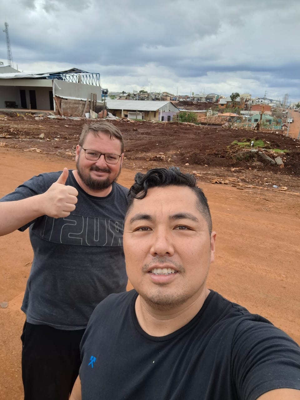 Apucaranense viaja a Rio Bonito do Iguaçu e faz apelo por doações