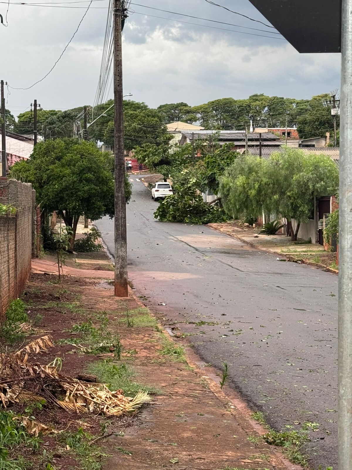 Chuva causa estragos em Rio Bom; prefeito relata ações de emergência