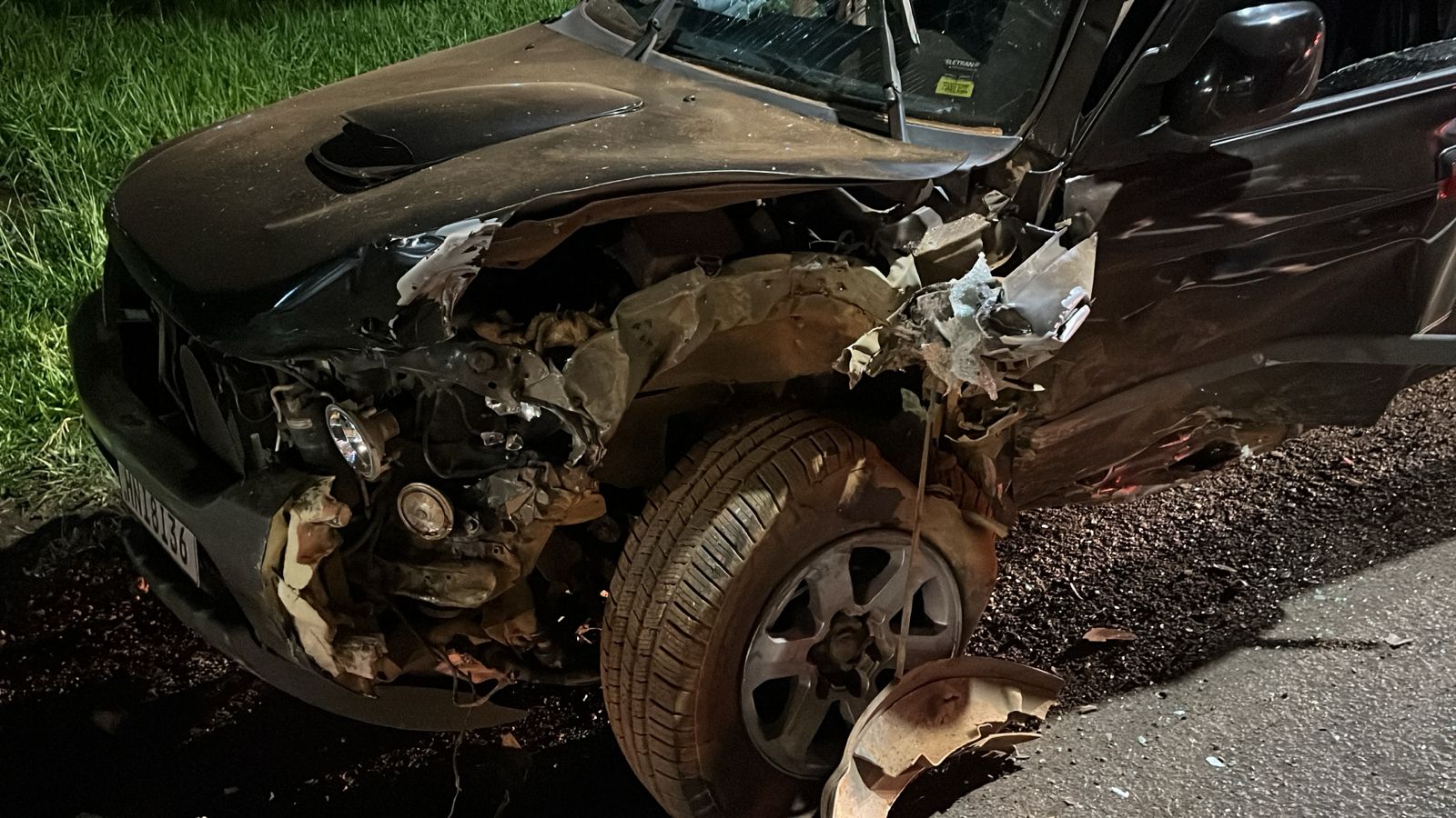 Colisão frontal deixa seis feridos na Avenida Brasil em Apucarana