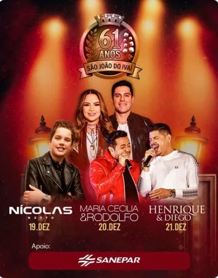 Confira 11 festas para curtir em dezembro no Vale do Ivaí